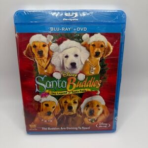 Disney Santa Buddies The Legend of Santa Paws Blu-ray DVD 2-Disc Combo Pack New